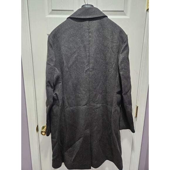 NWT Brett Johnson Single Breasted Wool Long Coat Size XL MSRP $3850 overcoat - Picture 7 of 12